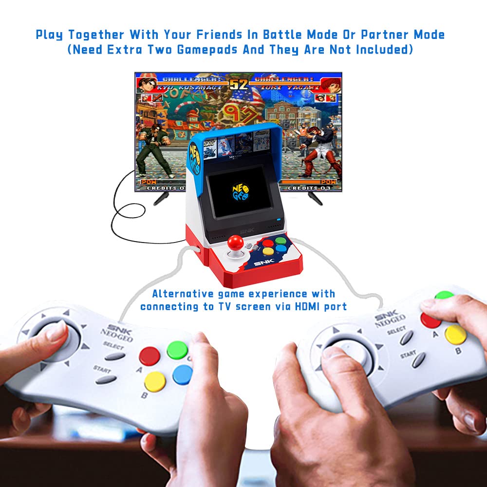 Neogeo Mini Arcade Japanese Version with 40 Pre-Loaded Classic SNK